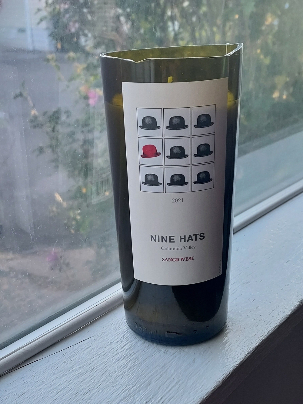 Vampire Blood Wine Bottle Candle